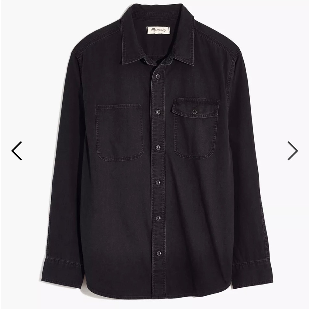 Madewell Men's Denim Work Shirt in Ace Wash size Large